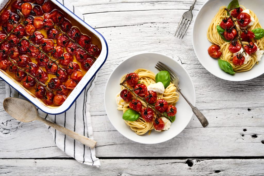 Roasted Cerizo Tomato Linguine