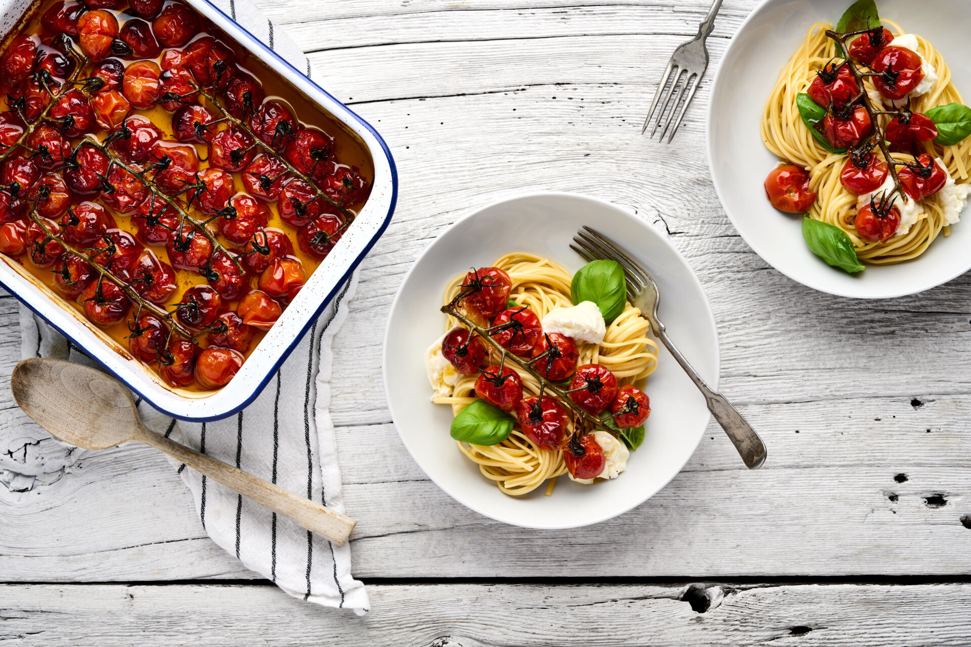 Roasted Cerizo Tomato Linguine